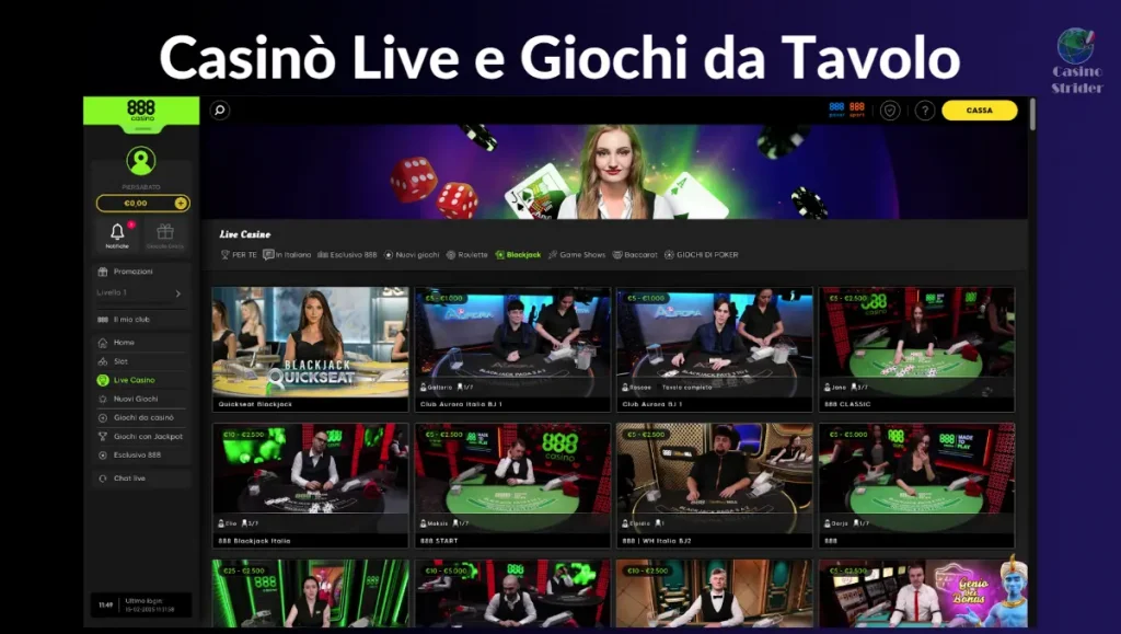 888 Casino Live