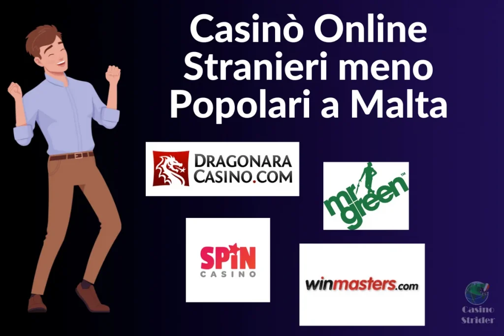 Casinò Online Stranieri meno Popolari a Malta