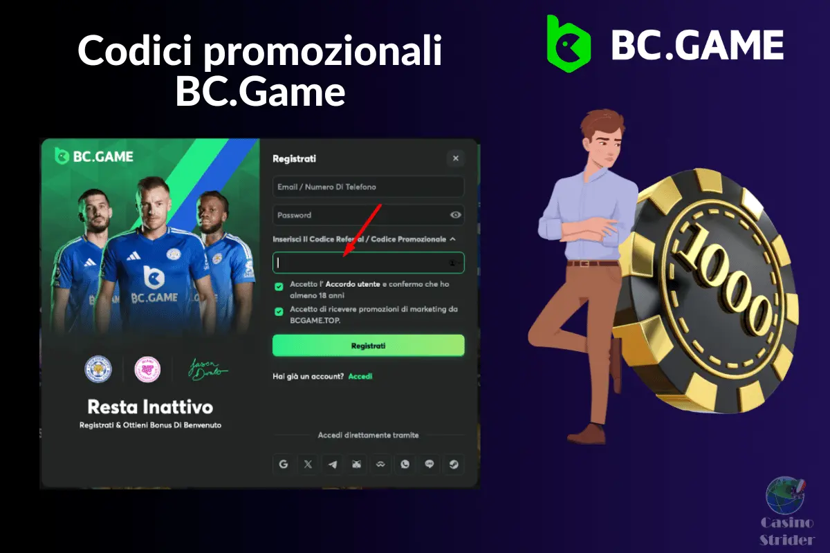 Codici Promozionali BC.Game