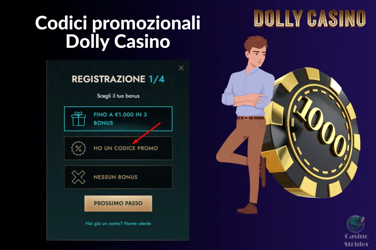 Codici promozionali Dolly Casino