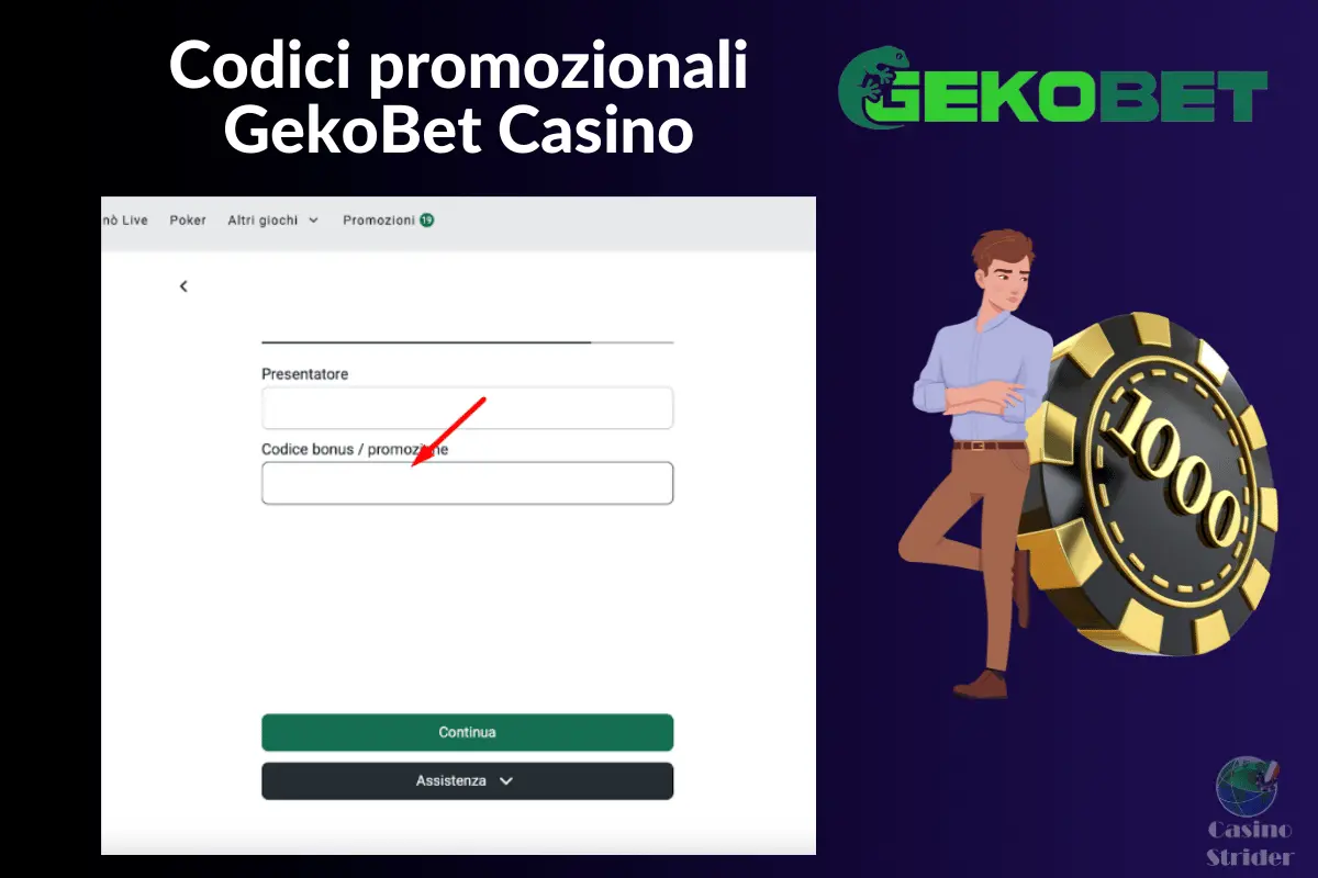 Codici promozionali GekoBet Casino