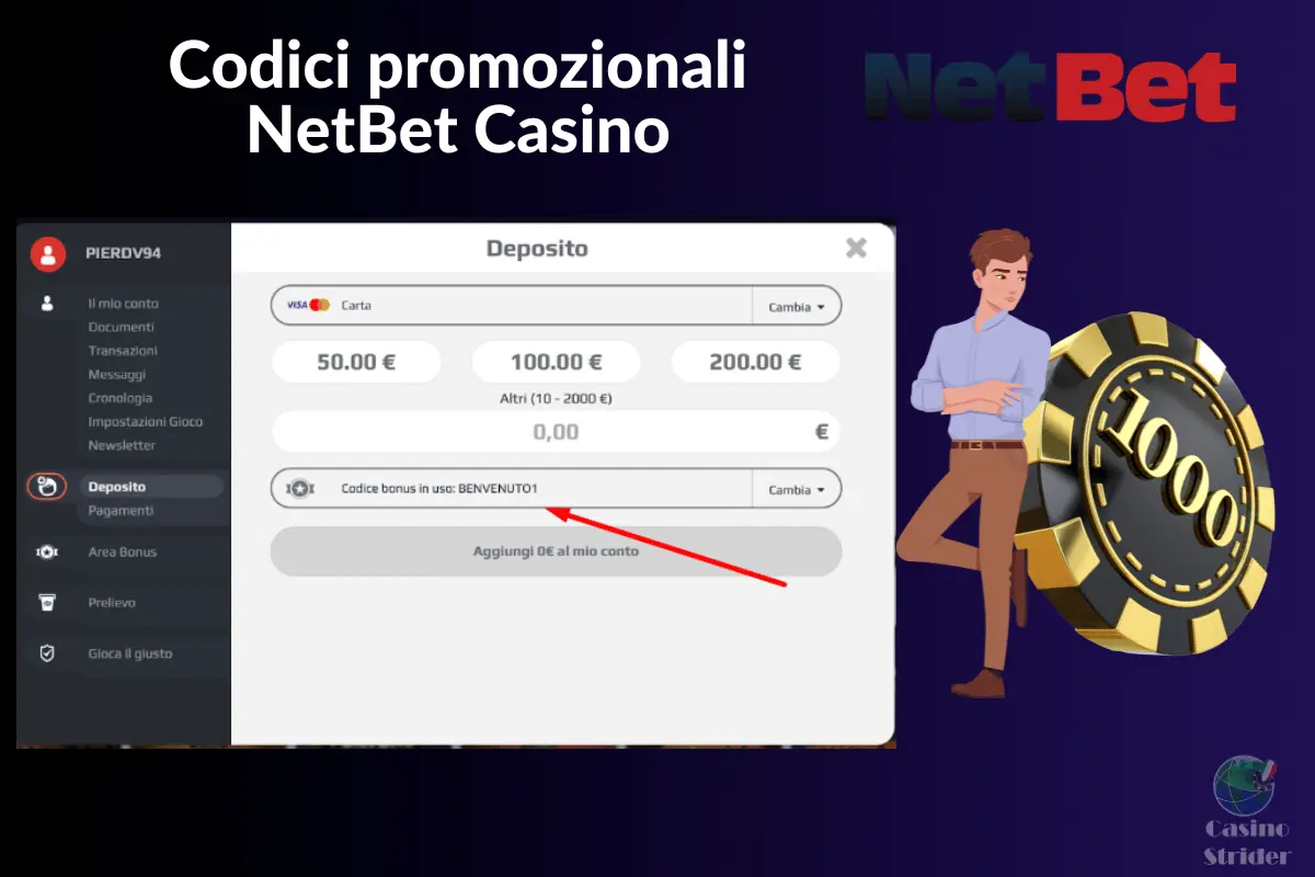 Codici promozionali NetBet Casino