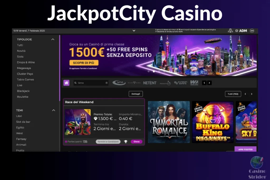 JackpotCity Casinò