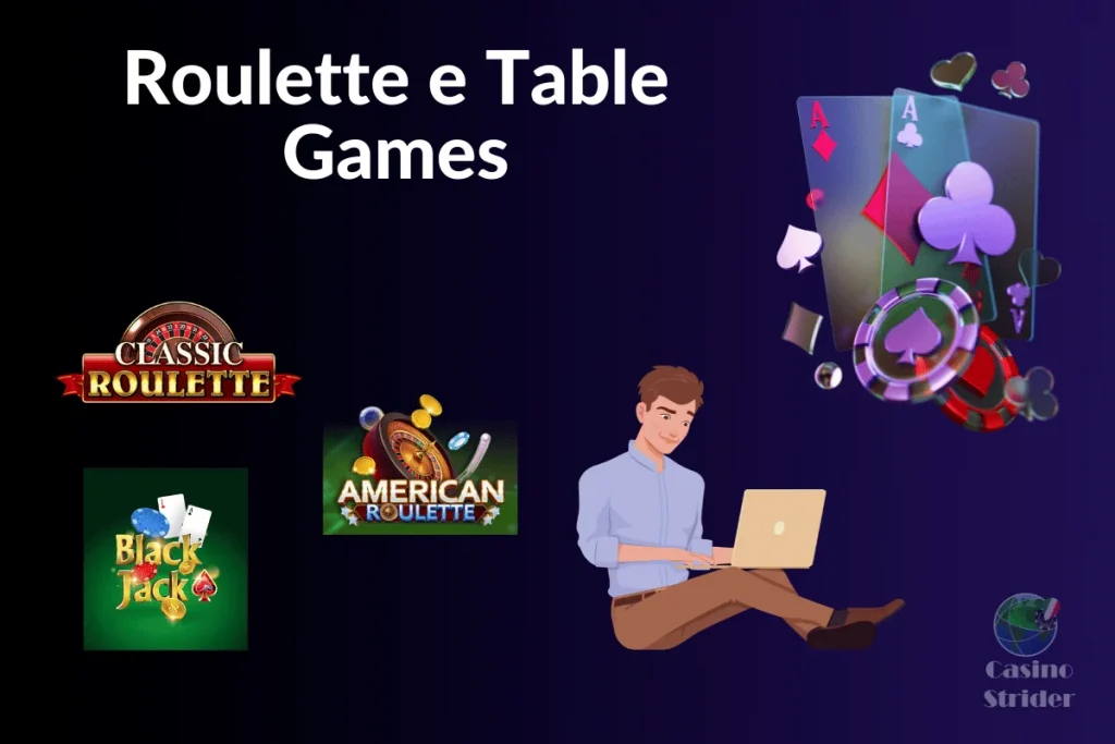 Roulette e Table Games