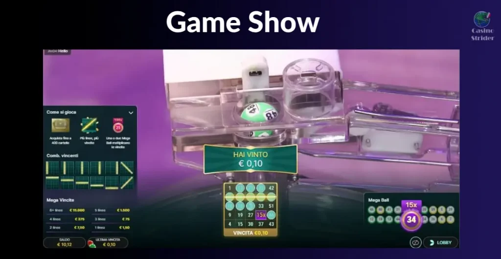 Star casino Game Show