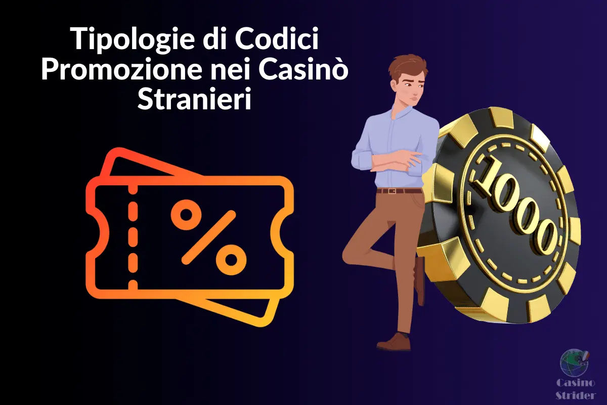 Tipologie di Codici Promozione nei Casinò Stranieri
