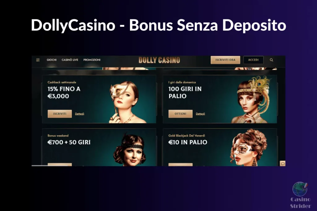 DollyCasino - Bonus Senza Deposito