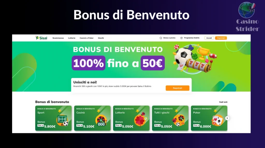 Bonus di Benvenuto