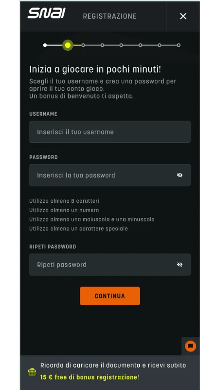 Allega un documento valido