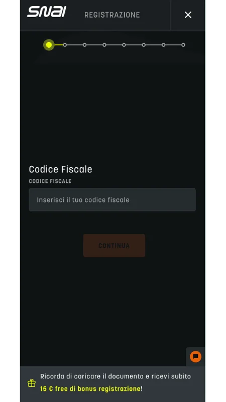 Compila il form