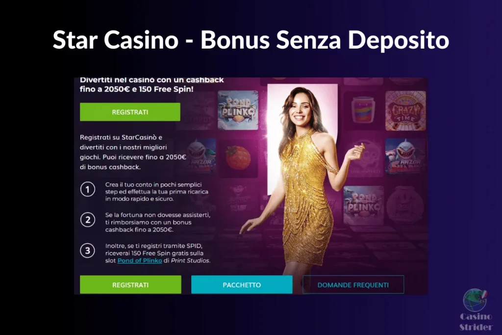 Star Casino - Bonus Senza Deposito