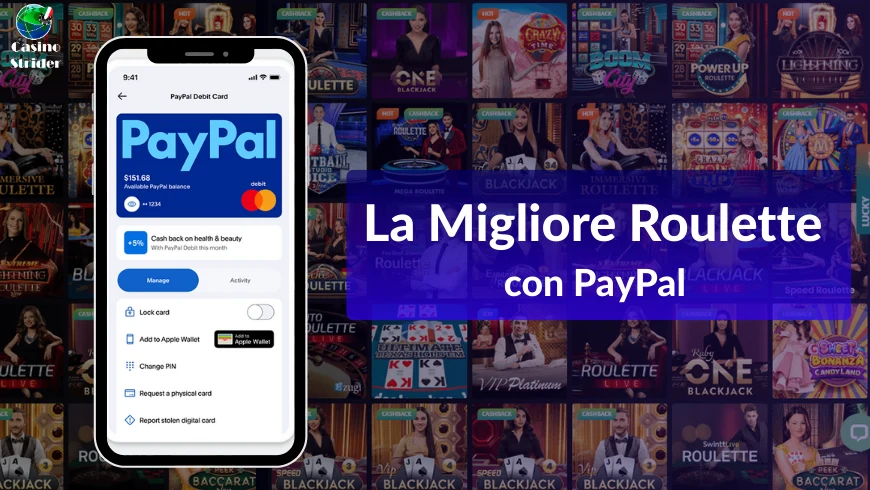 I migliori tavoli da roulette con PayPal