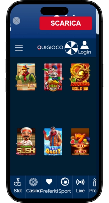 QuiGioco Accesso diretto senza registrazione