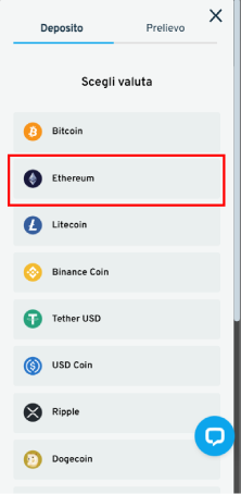 Vai su Deposito