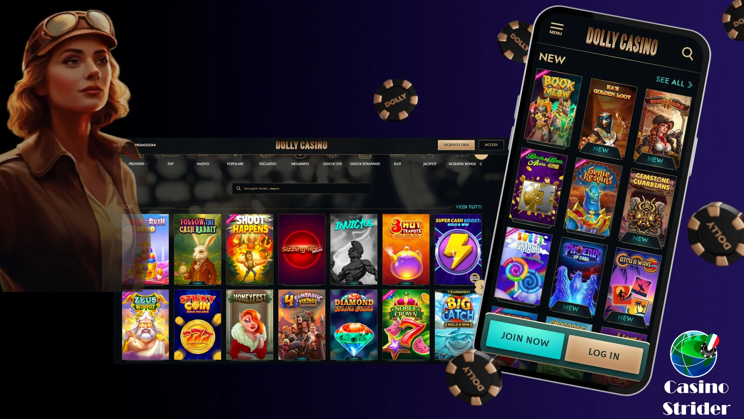 Dolly Casino 100 spin gratuiti