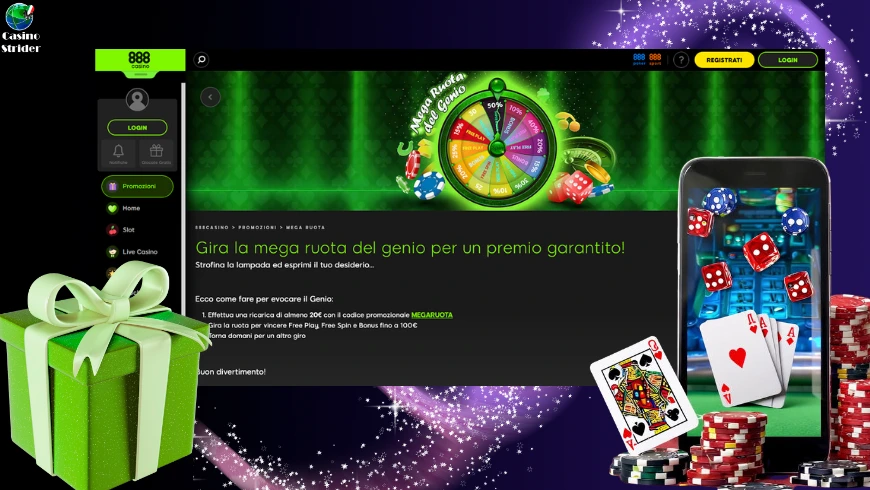 888 Casino Bonus giornaliero