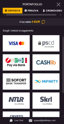 Vai alla cassa