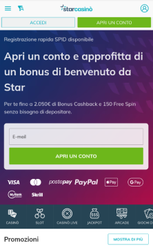 Vai sul sito ufficiale del casinò
