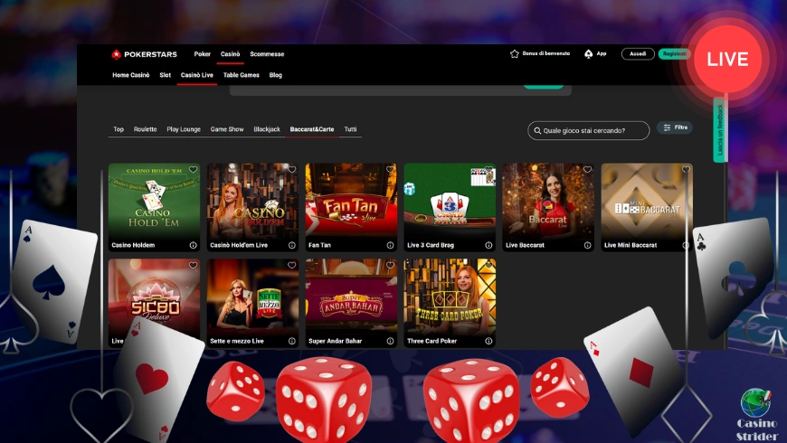 Baccarat live