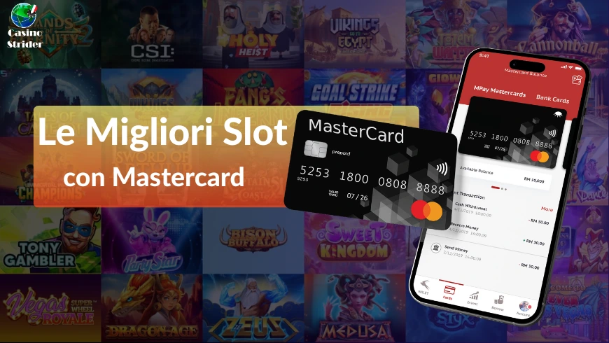 Le migliori slot online con mastercard