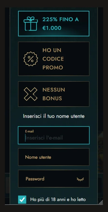 Inserisci i dati di accesso