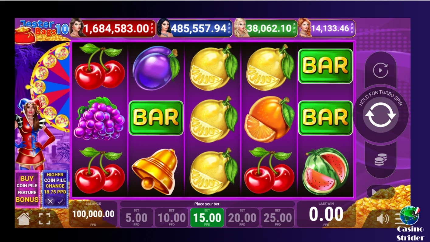 Jester Bags 10 di Pateplay