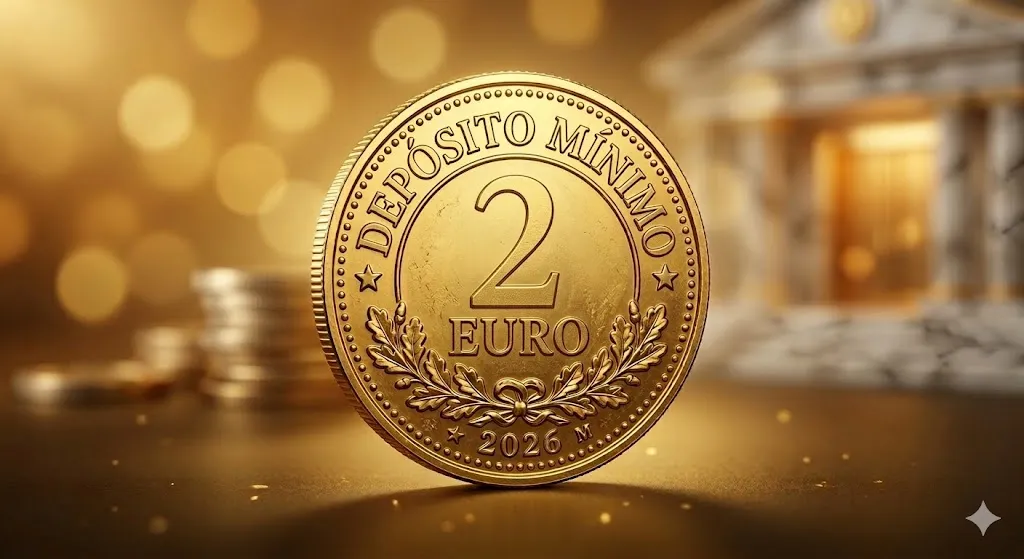 Depósito Minimo 2 Euro