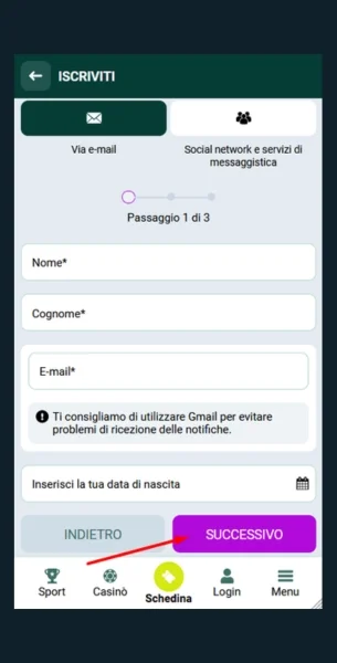 Scelta del metodo