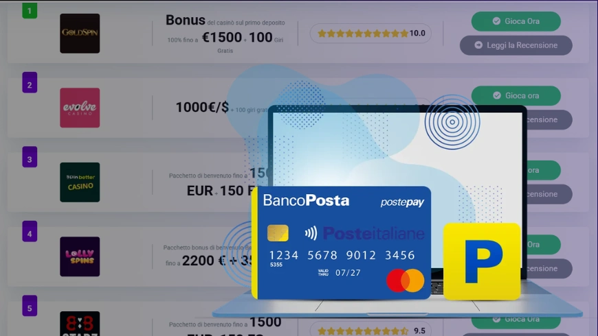 Come abbiamo scelto i casinò BancoPosta