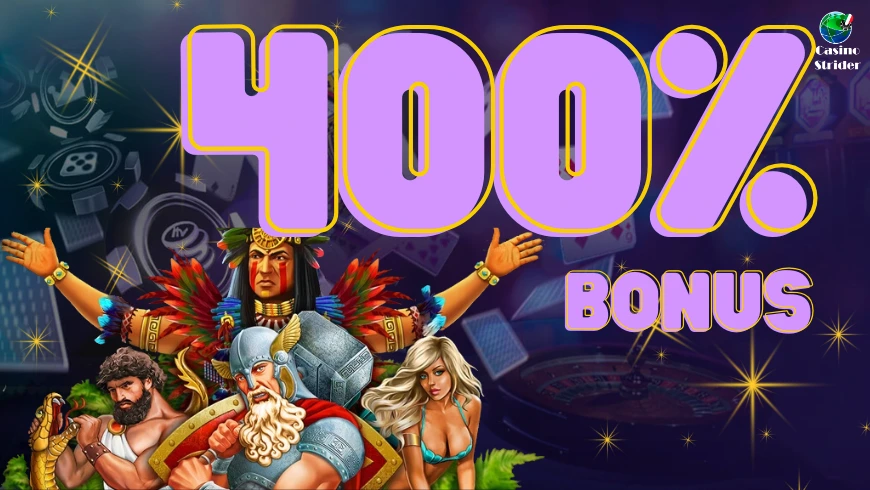 Cos'è un bonus casinò 400%
