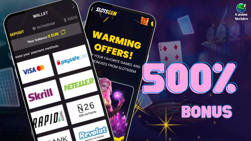 Metodi di pagamento 500%